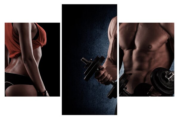 Tablou - Fitness (90x60 cm)