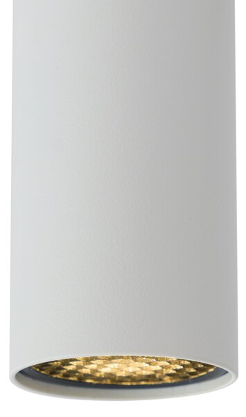 Spot modern alb pentru sistem de șină monofazat GU10 35mm - Slimline Nubee Honey