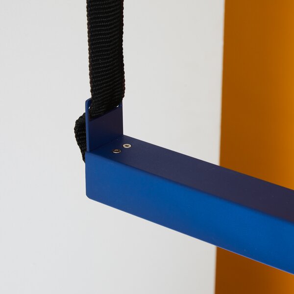 LOOM DESIGN Lampă suspendată LED Belto, albastră, reglabil, Albastru, Camera de zi / sufragerie, Aluminiu, Modern