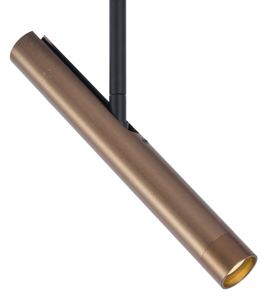 Spot modern bronz închis pentru sistem de șină monofazat - Slimline Avery