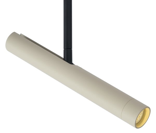 Spot modern bej cu negru pentru sistem de șină monofazat - Slimline Avery