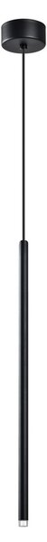 Viokef Lampă suspendată Zenia LED, negru mat, 1 lumină, Negru, Camera de zi / sufragerie, Aluminiu, Modern