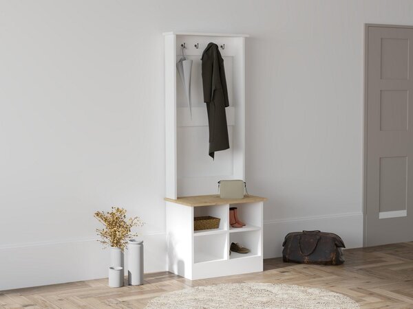 Mobilier Hol Kotati (stejar zafir + alb) . Promo -18%. 1093874