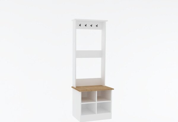 Mobilier Hol Kotati (stejar zafir + alb) . Promo -18%. 1093874