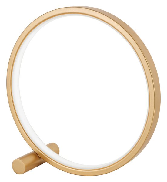 Viokef Lampă de masă Circle LED, auriu, Auriu / Alamă, Camera de zi / sufragerie, Aluminiu, Modern