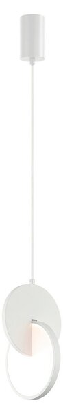 Viokef Lampă suspendată Magic LED, albă, Alb, Camera de zi / sufragerie, Aluminiu, Modern