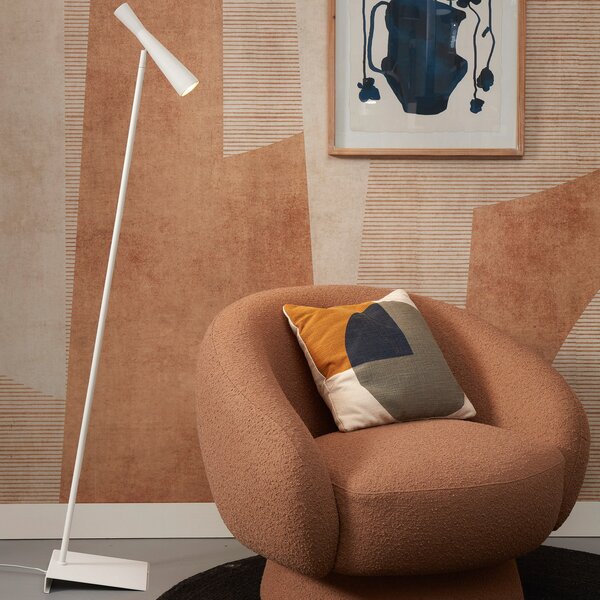 IT´S ABOUT ROMI IT'S Lampadar Bordeaux, alb, Alb, Studiu / Birou, Metal, Modern