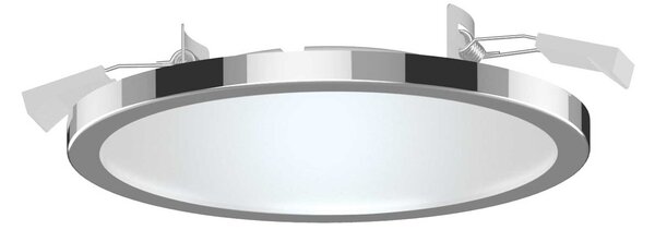 LIGHTME Lightme spot LED încastrat Aqua Pur Ø14,7cm crom, Metalic, Baie, Metal, Modern