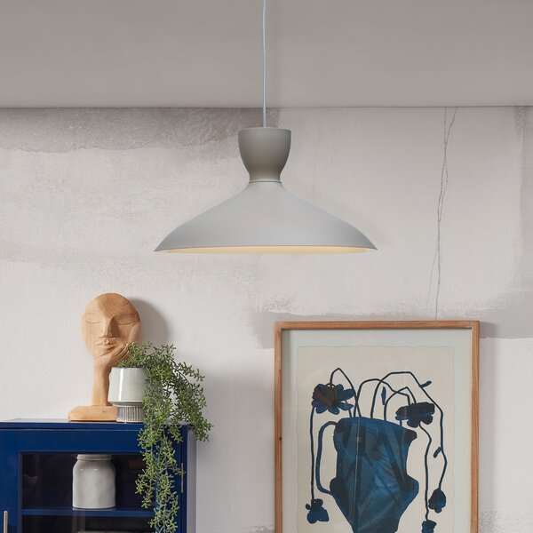 IT´S ABOUT ROMI IT'S Lampă suspendată Hanover, gri deschis, reglabil, Gri, Bucătărie, Metal, Modern