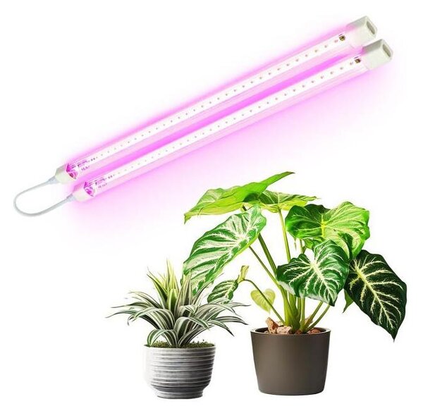 Corp de iluminat LED pentru corpuri de bucătărie pentru creșterea plantelor 2xLED/8,5W/230V alb