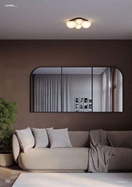 Redo 01-4332 - Plafonieră LED LUMIEN, 4 x LED, 26 W, 230 V, 2700/3000 K, CRI 90, auriu