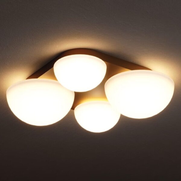 Redo 01-4332 - Plafonieră LED LUMIEN, 4 x LED, 26 W, 230 V, 2700/3000 K, CRI 90, auriu