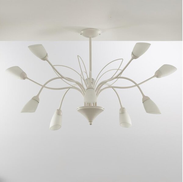 Jupiter 2061 - Lustra pe tijă GLORIOSA, 10xG9/14W/230V, crem