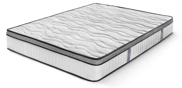 Saltea Ideal Sleep DREAM MEMORY, Arcuri Bonell, spumă poliuretanică fermă, spumă cu memorie, superortopedică, Grosime 26 cm, 80x190