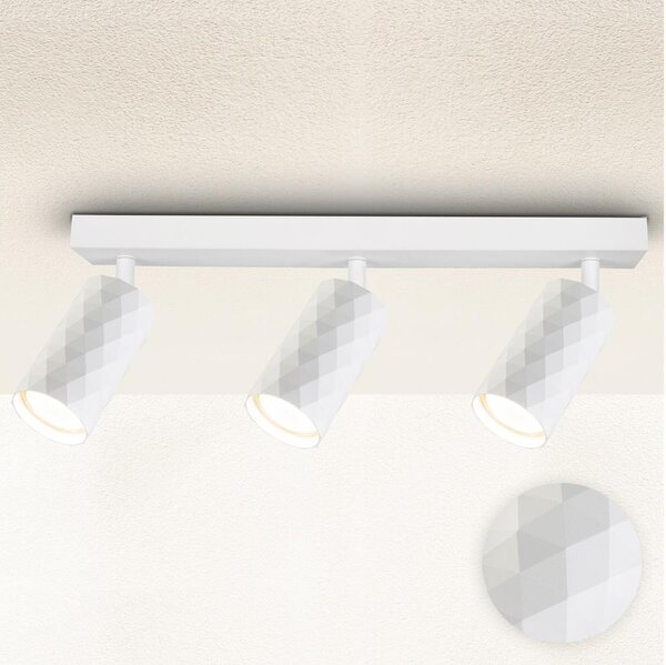 Brilagi - Spot aplicat SELE DIAMANT 3x GU10/30W/230V, alb