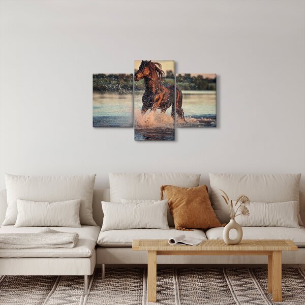 Tablou - Cal care aleargă (90x60 cm)