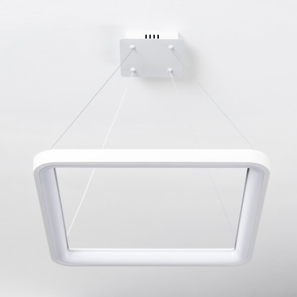 Brilagi - lustră LED reglabilă pe cablu FALCON SLIM LED/50W/230V 50x50 cm albă + telecomandă