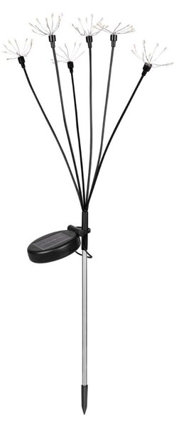 Lampă solară LED decorativă cu senzor, 1,2 V, 3000 K, 73 cm, 600 mAh, IP44