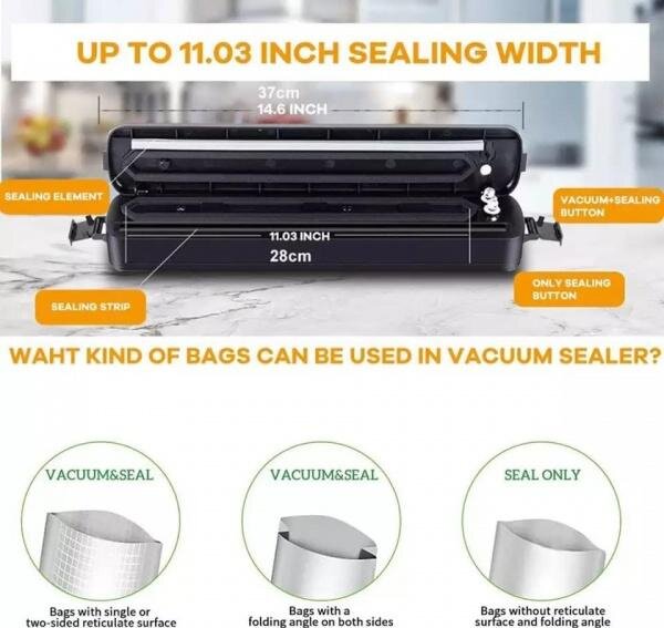 Aparat de vidat alimente - Vacuum Sealer