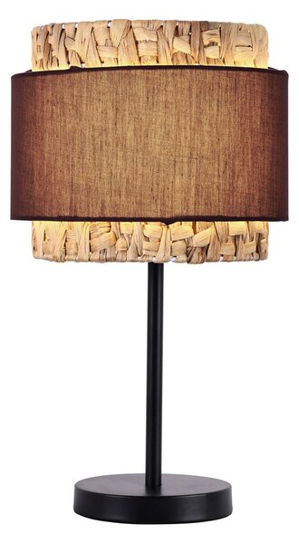 Viokef Lampă de masă Riviera, Maro / Rugină, Camera de zi / sufragerie, Bamboo