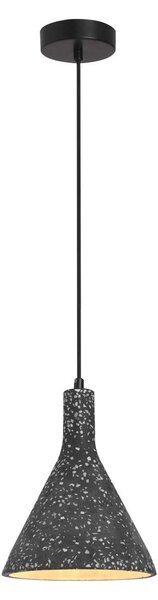 Viokef Lampă suspendată Dot, beton, negru, reglabil, Negru, Camera de zi / sufragerie, Beton, Modern