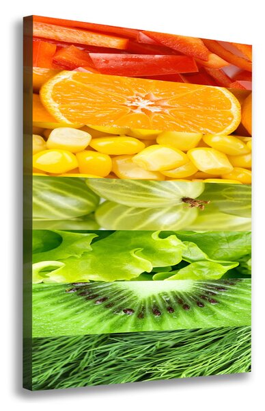 Tablou pe pânză canvas Fructe si legume