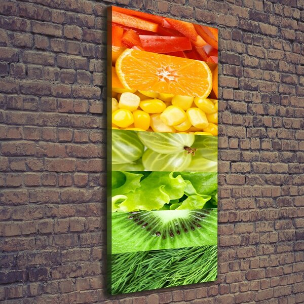 Tablou pe pânză canvas Fructe si legume