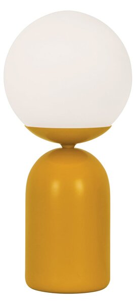 Viokef Lampă de masă Erietta, galbenă, Galben, Camera de zi / sufragerie, Metal, Modern
