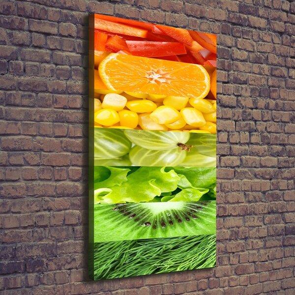 Tablou pe pânză canvas Fructe si legume