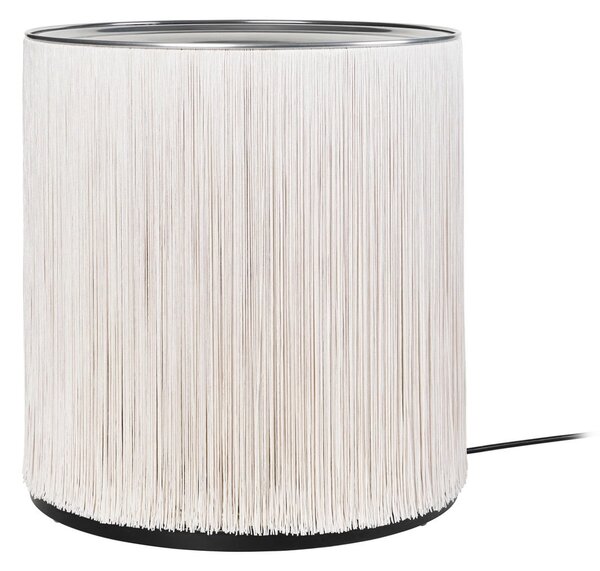 GUBI Lampa de masă Gubi Model 597, aluminiu, crem, înălțime 45 cm, Bej, Camera de zi / sufragerie, Țesătură / Textil, Design