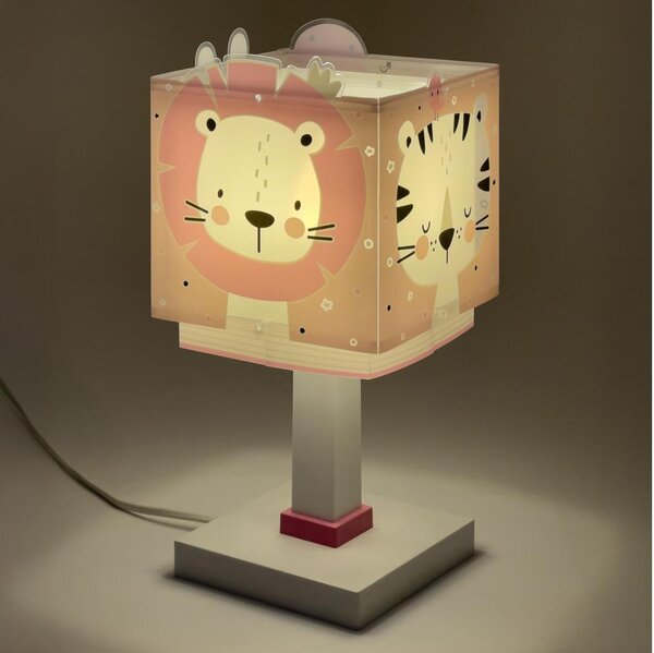 Dalber 63111NS - Lampă de veghe LED pentru copii BABY JUNGLE 1xG4/4W/230V, roz