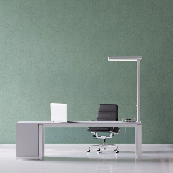 Maul Lampă de masă cu LED MAULjaval, alb, 120 cm, dimabil, bază clemă, reglabil, Alb, Studiu / Birou, Aluminiu, Modern