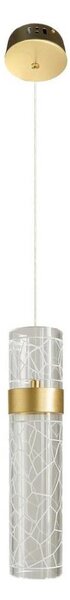Lustră LED pe cablu LAGOS LED/8W/230V, aurie
