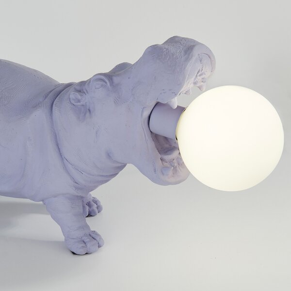 Searchlight Lampă de masă X Hippo, Violet, Camera de zi / sufragerie, Plastic