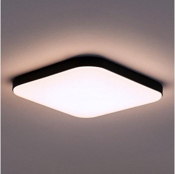 Plafonieră LED NEMO, 36 W, 230 V, 50 x 50 cm, neagră