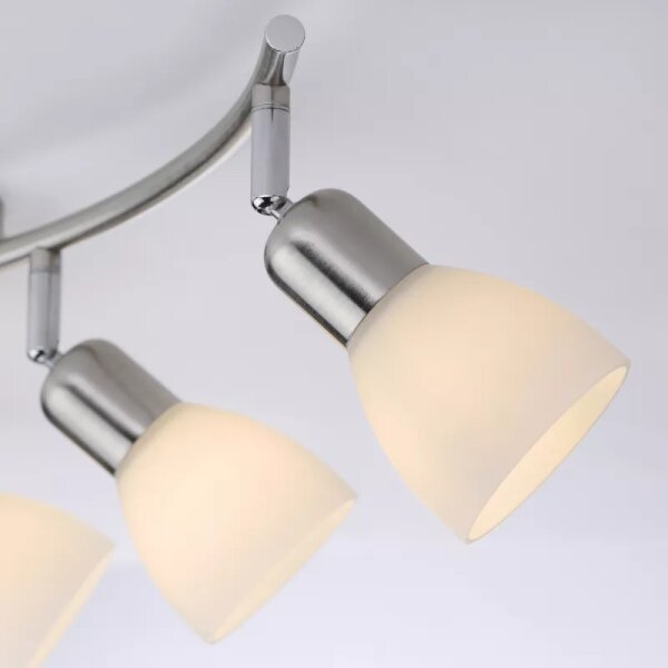 JUST LIGHT. 11953-55 - Spot KARO, 3x E14, 3x40W, 230V, crom mat