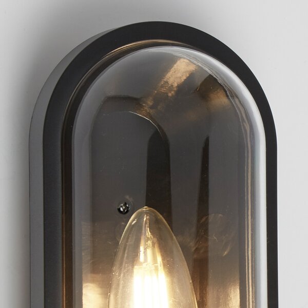 Searchlight Aplică de exterior X Capsule, IP44, reglabil, Negru, Aluminiu, Modern