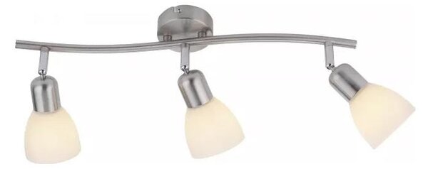 JUST LIGHT. 11953-55 - Spot KARO, 3x E14, 3x40W, 230V, crom mat