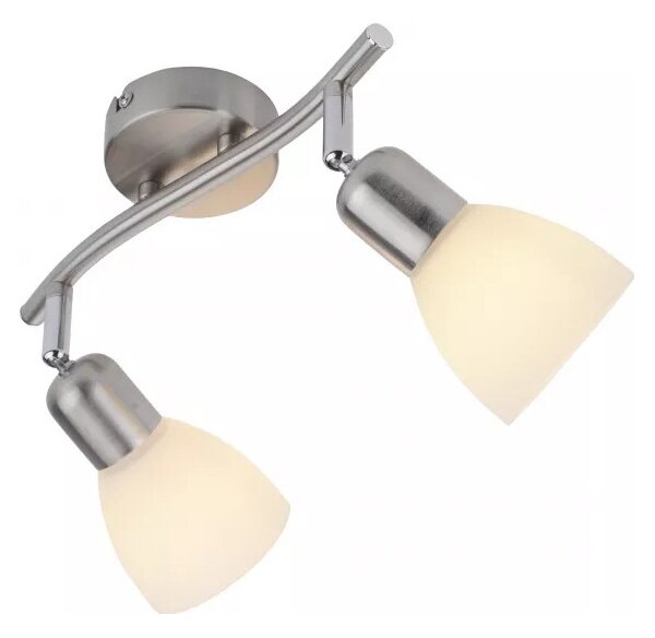 JUST LIGHT. 11952-55 - Spot de tavan KARO 2xE14/40W/230V crom mat