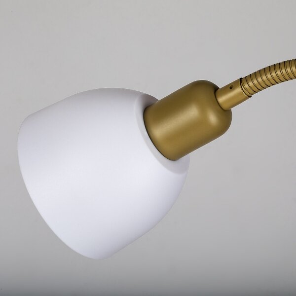 Brilagi - Lampadar ARIANA 1xE27/100W/230V + 1xE14/25W auriu