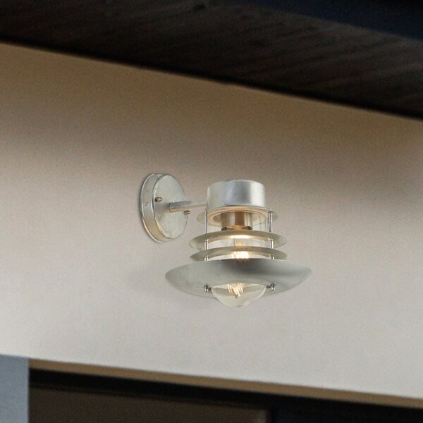 Searchlight Aplică de exterior X Conrad, IP44, reglabil, Gri, Metal