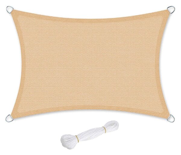 Prelata parasolar Songmics Galben 300x500 cm