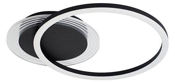 Searchlight 13650BK - Plafonieră LED dimmabilă CONTOUR LED/24W/230V 3000K