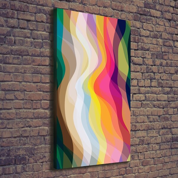 Pictură pe pânză valuri abstracte
