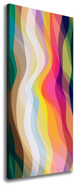 Pictură pe pânză valuri abstracte