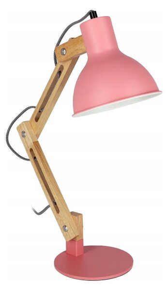 Lampă de masă 1 x E27, 40 W, 230 V, roz
