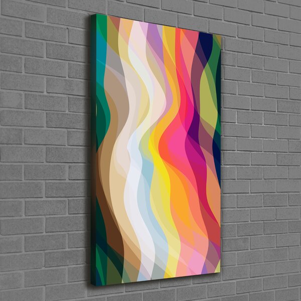 Pictură pe pânză valuri abstracte