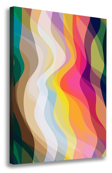 Pictură pe pânză valuri abstracte