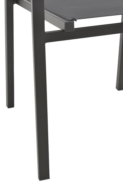 Fotoliu de Gradina Model Confidence, Negru, 54x54x86 cm