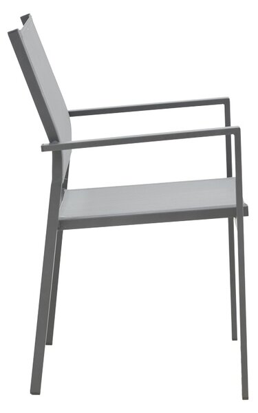 Set de 3 buc masa si scaune de gradina Watson Confidence A metal antracit 60x60x70 cm